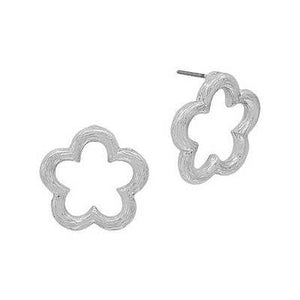 Port Silver Flower Earrings