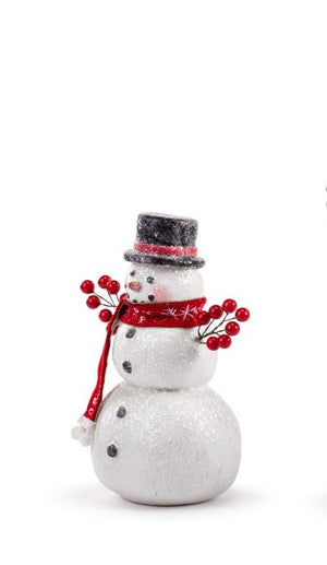 Snowmen Berry Branch Figures