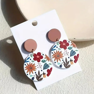 Fall Acrylic Earrings