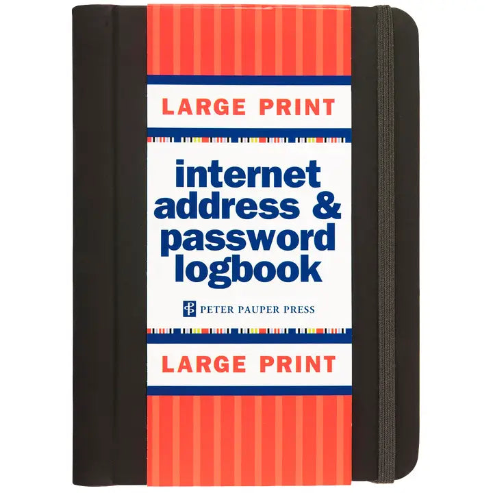 Personal Password Organizer Book