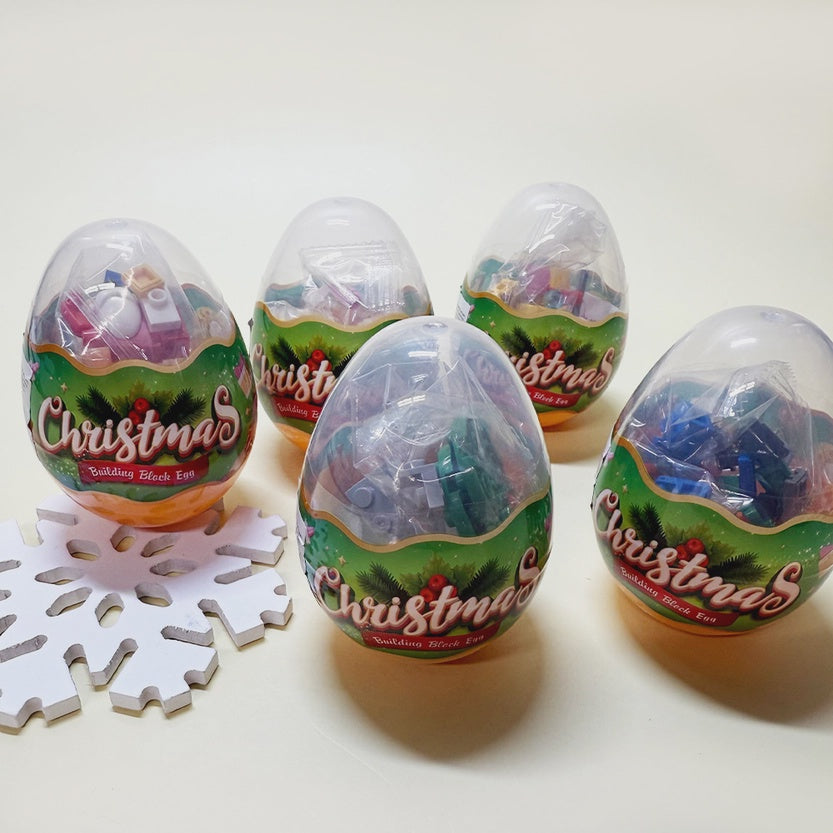 Christmas Building Block Egg