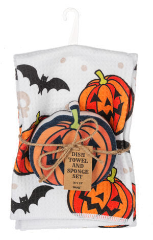 Halloween Towel and Sponge Sets