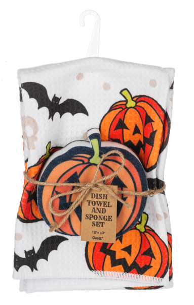 Halloween Towel and Sponge Sets