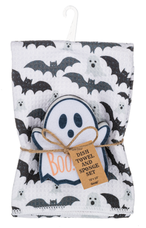 Halloween Towel and Sponge Sets