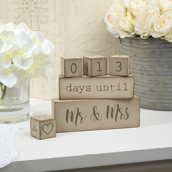 Wedding Countdown Block Calendar
