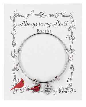 Always in My Heart Cardinal Bracelets