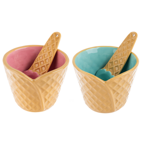 Waffle Cone Ice Cream Bowl