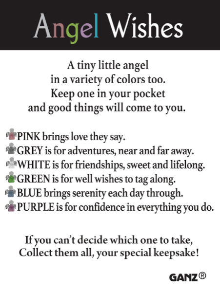 Angel Wishes Glass Charms