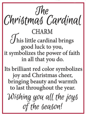 Christmas Cardinal Charms