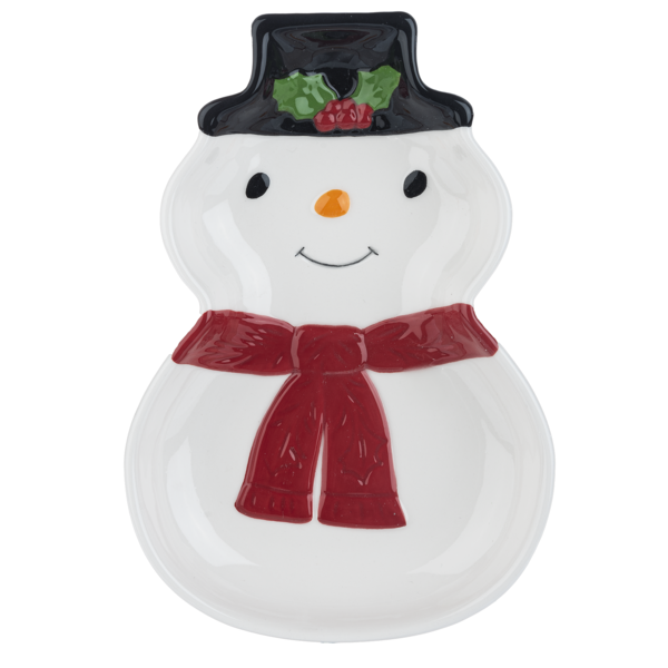 Snowman Plate