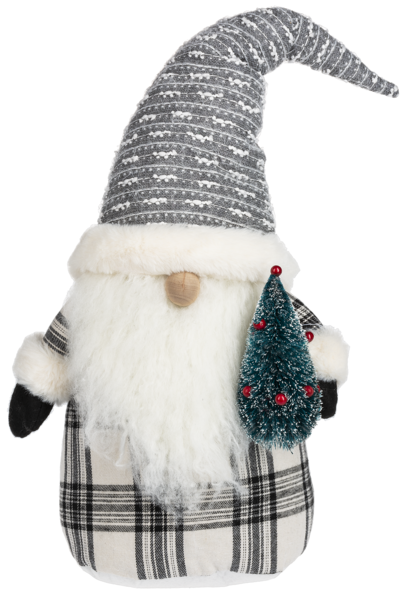 Festive Stuffed Gnome Figurine