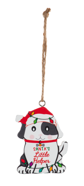 Cat and Dog Wood Ornaments