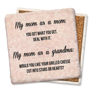 My Mom As A Mom Drink Coaster