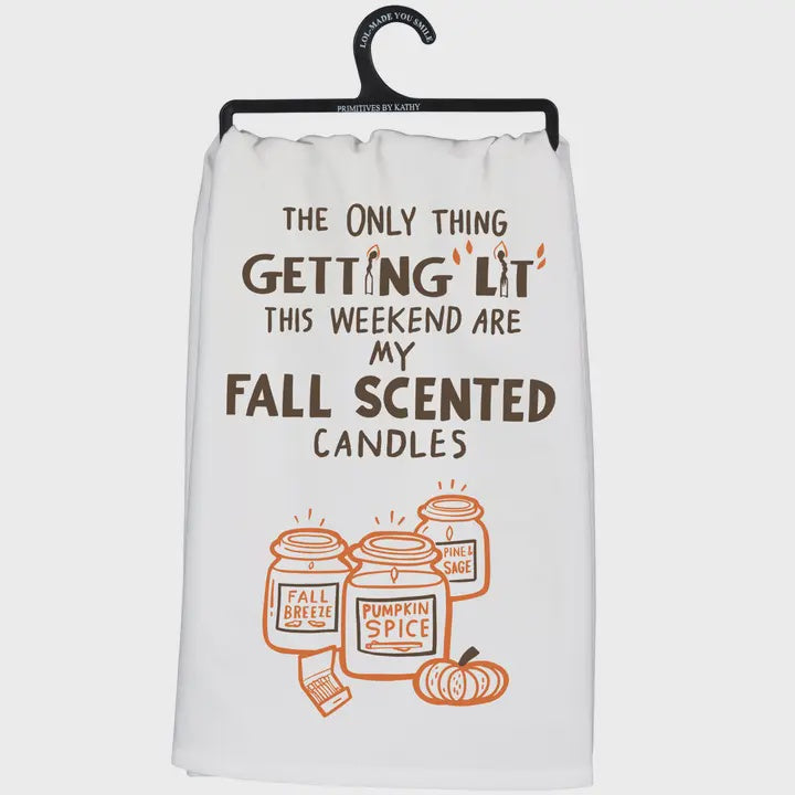 My Fall Scented Candles Kitchen Towel