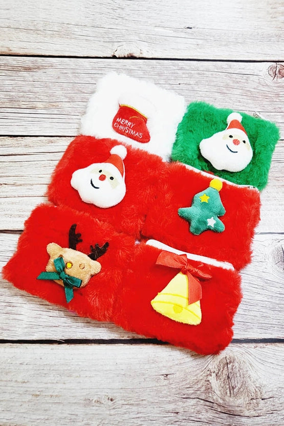 Christmas Fuzzy Coin Purse