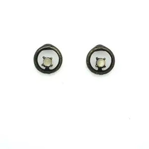 Off-Center Stud Earrings