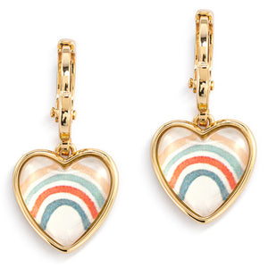 Art Heart Earrings