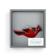 Load image into Gallery viewer, Red Cardinal Glass Ornament

