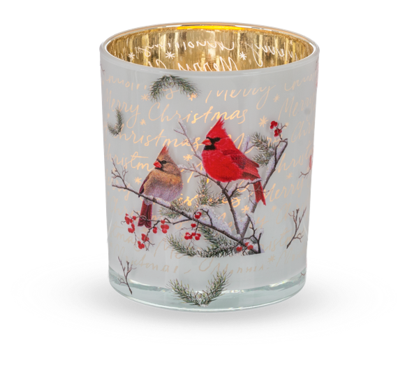 Holiday Cardinal Tealight Holder