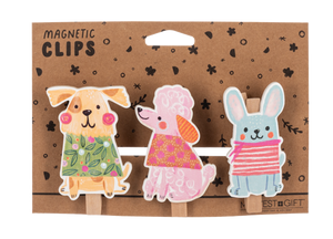 Whimsy Dog Magnet Clip Set