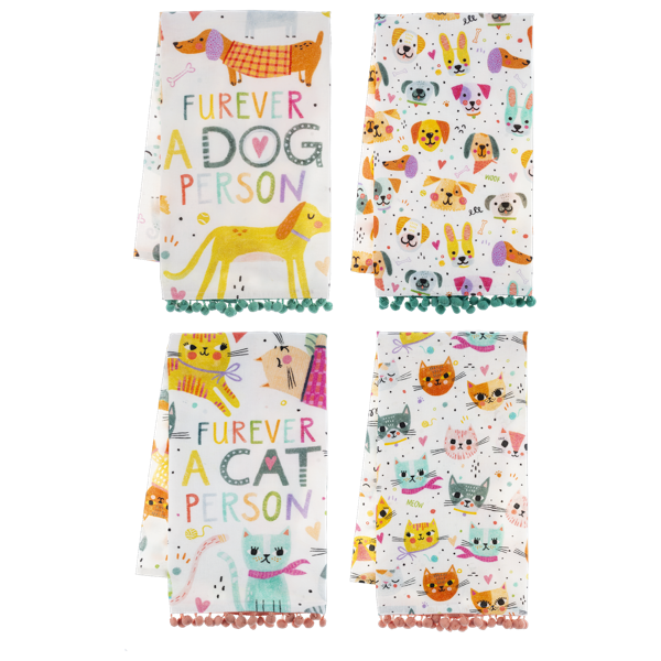 Furry Friends Tea Towels