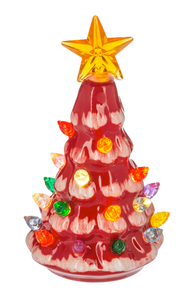 LED Light Up Retro Tree Mini Shimmers