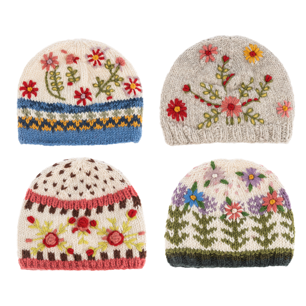 Embroidered Beanie Hats
