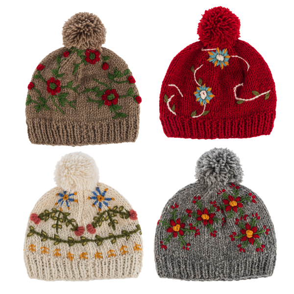 Embroidered Beanie Hats