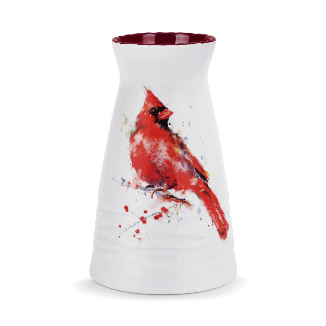 Cardinal Bud Vase