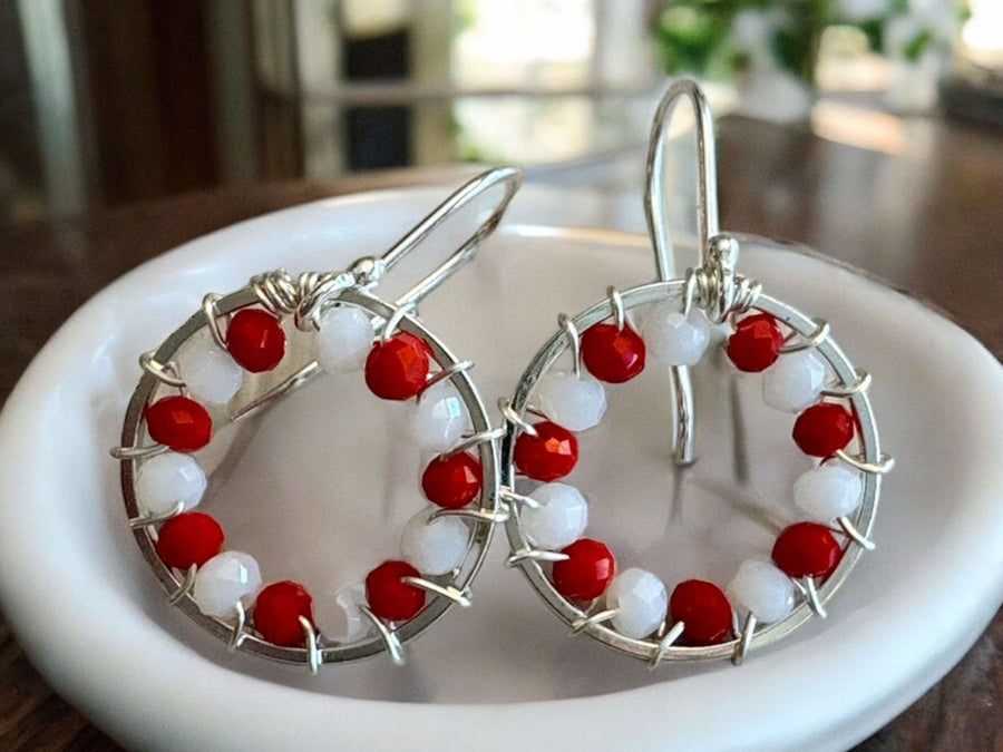 Small Lauren Hoops