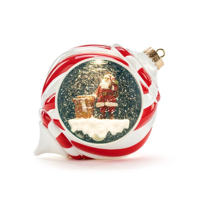 Here Comes Santa Claus Snow Globe