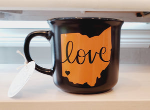 Ohio Love Campfire Mugs