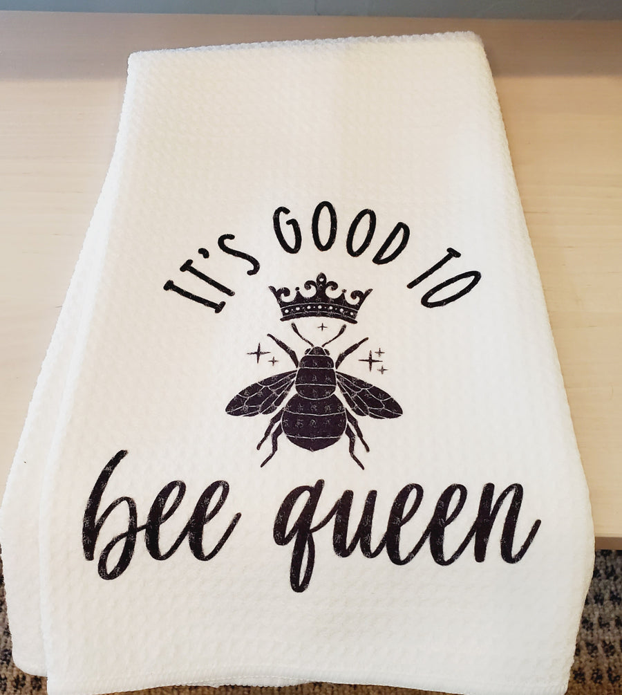 It's Good to Bee Queen Towel