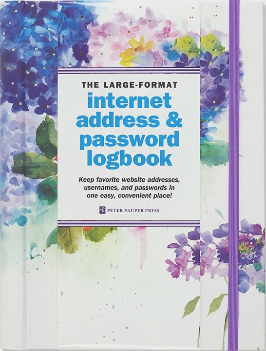 Large Format Internet Address & Password Logbook – Busy Bee Boutique