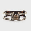 Load image into Gallery viewer, Double Sided Beaded Two Bar Bracelet
