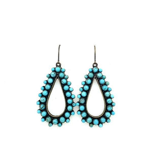 Open Center Tear Drop Earrings