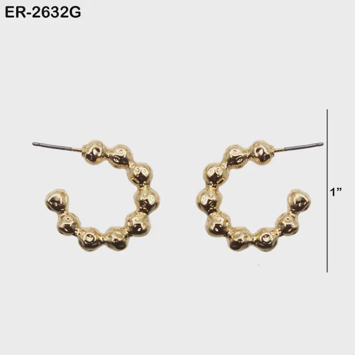 Raven Gold Earrings