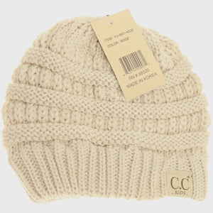 Kids Solid C.C Beanie