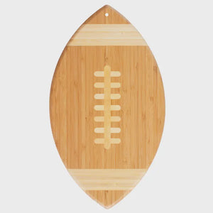 Football-Shaped Serving & Cutting Board