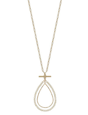 Bora White Opal Necklace