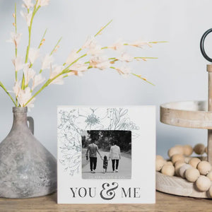 You & Me Small Wooden Frame