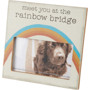 Meet You At The Rainbow Bridge Picture Frame