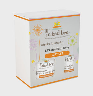 Lil' Naked Bee's Lil' Ones Bath Time Gift Set
