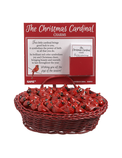 Christmas Cardinal Charms