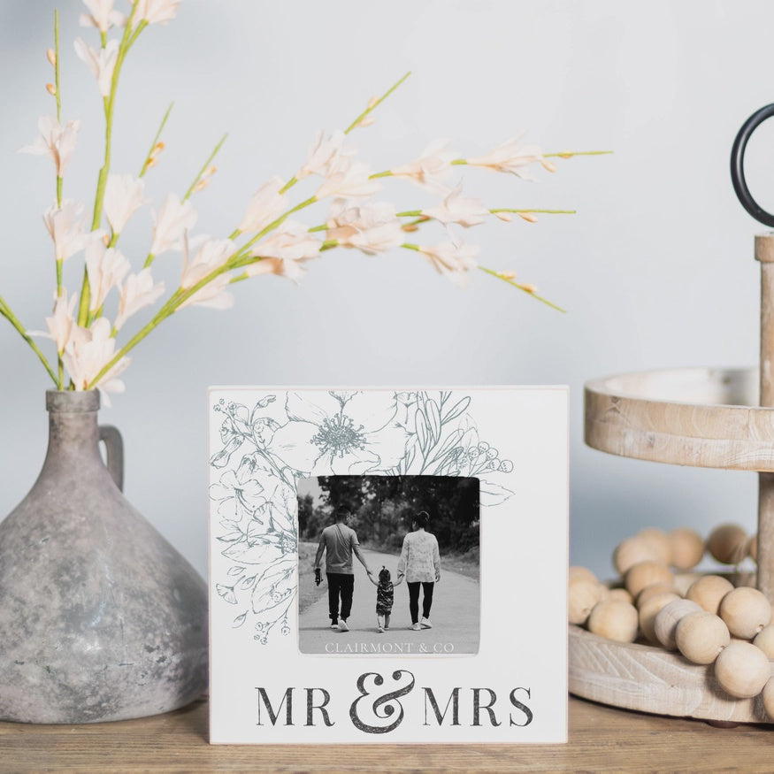 Mr. and Mrs. Small Wooden Frame