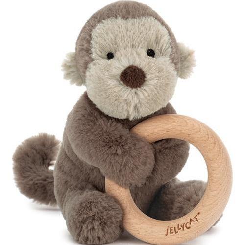 Monkey Wood Ring Toy